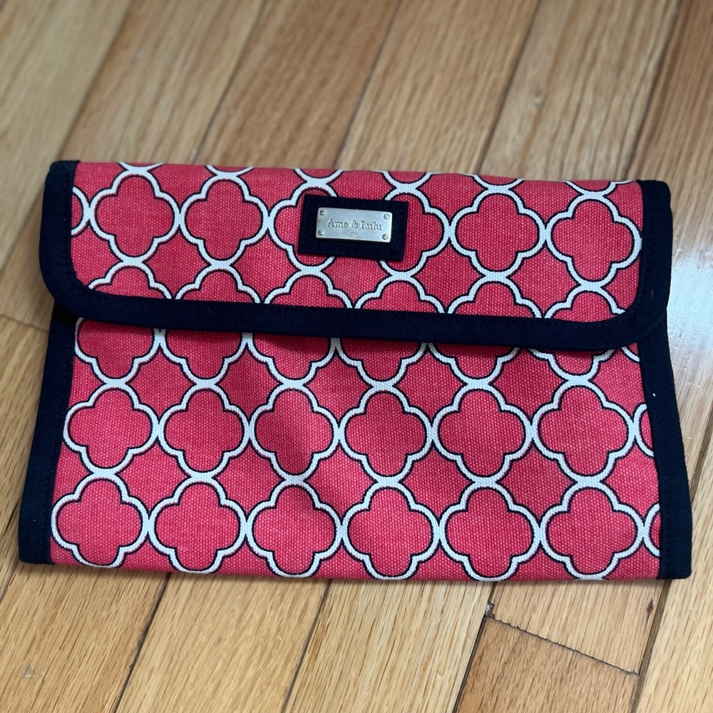 Ame & Lulu Pink Pattern Wallet